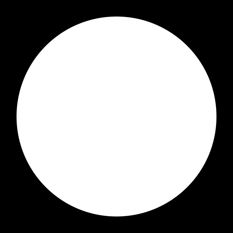Symbole de cercle vide
