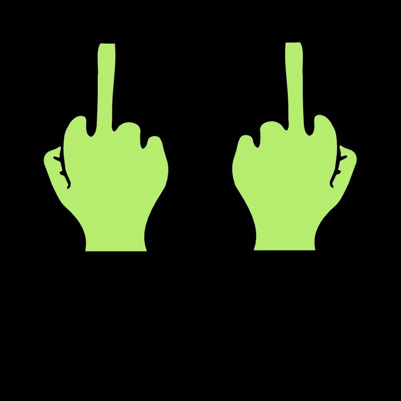 Zombie Hand Middle Finger 2