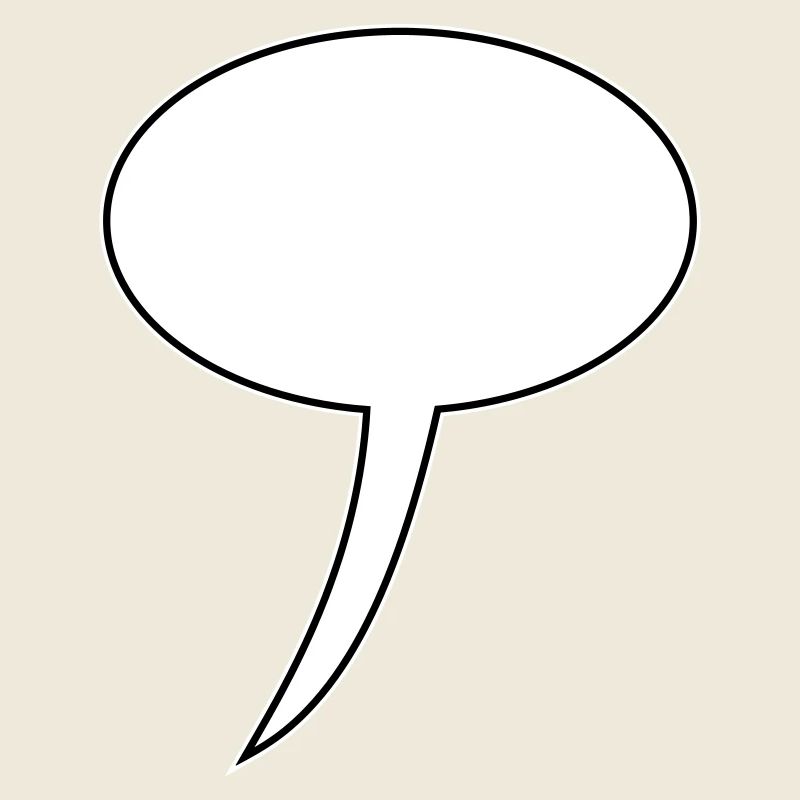 Sprechblase Design Lang