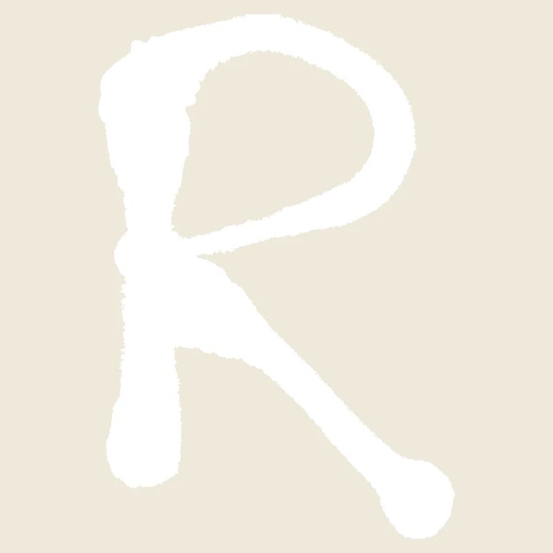 R - Iinitale / Lettre - Pulvérisé