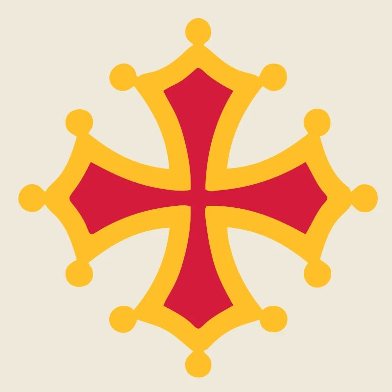 croix occitane graphique vectoriel