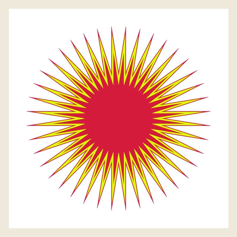 Explosion de vente rouge et jaune