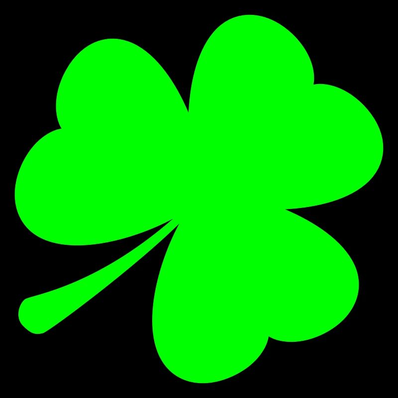 trèfle à trois feuilles symbole porte-bonheur à trois feuilles