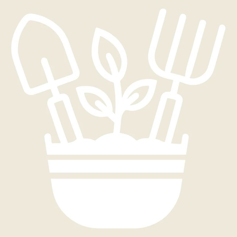 Gartenarbeit Gärtner Symbol