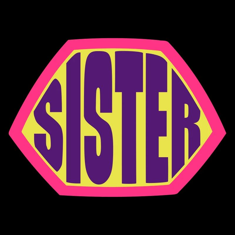 Heldin Sister große beste Schwester Motiv