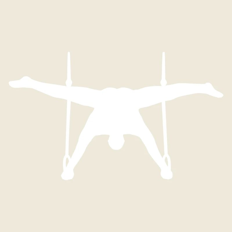 Gymnaste élégante - force en blanc
