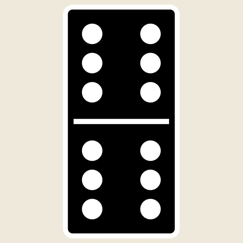 DOMINO STONE 6:6 - VARIABLE COLOR - VECTOR DESIGN!