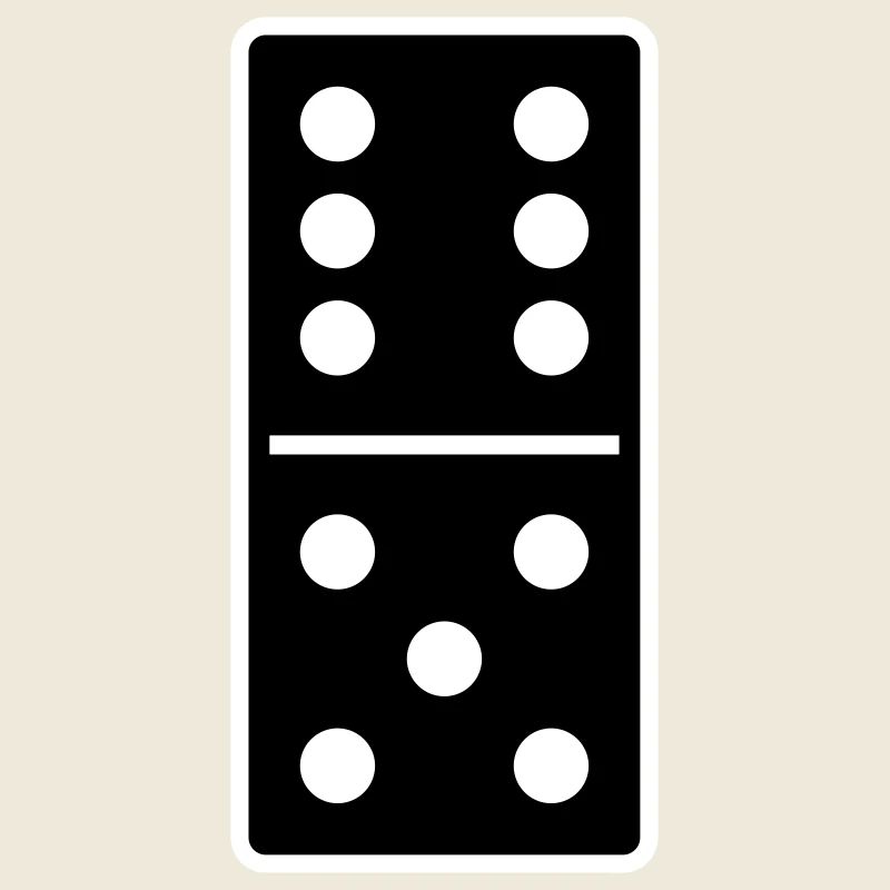 DOMINO STONE 6:5 - VARIABLE COLOR - VECTOR DESIGN!