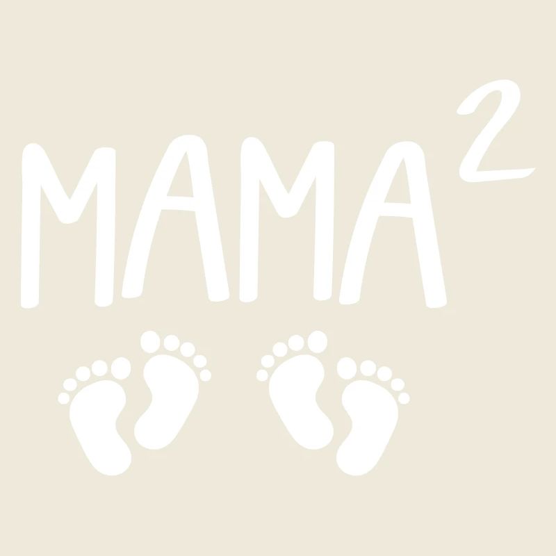 Mama hoch 2 Zweifachmama Zwillingsmama