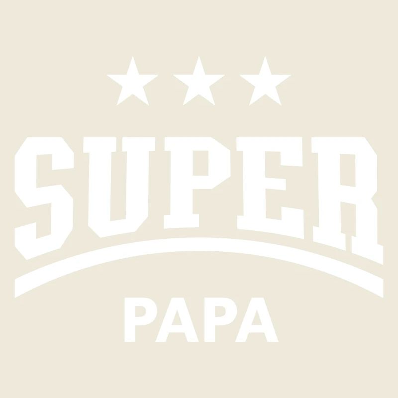 Super Papa (Daddy / Dad / White)