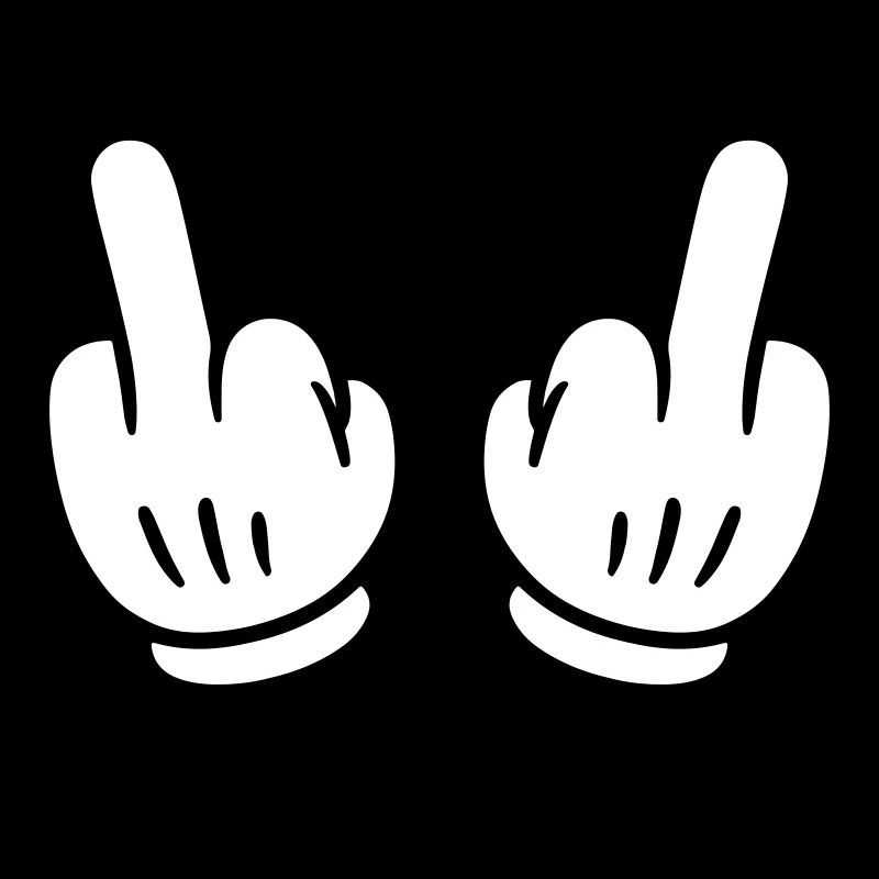 Mittelfinger Hand Comic