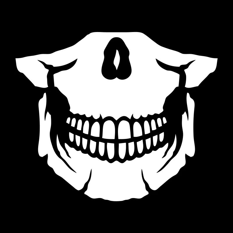 bas crane tete de mort dent skull 29