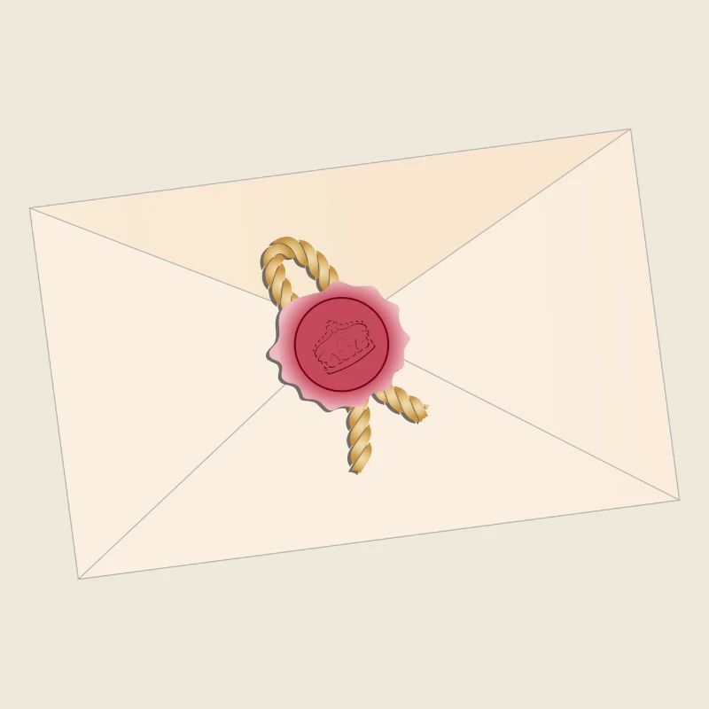 closed envelope with seal