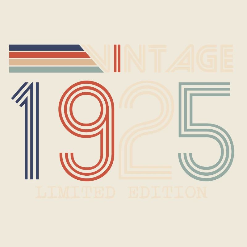 Vintage 1925 Cadeau Anniversaire - Millésime 1925