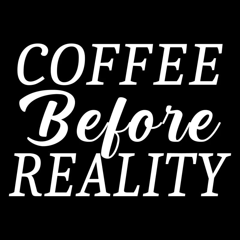 Kaffee vor der Realität
