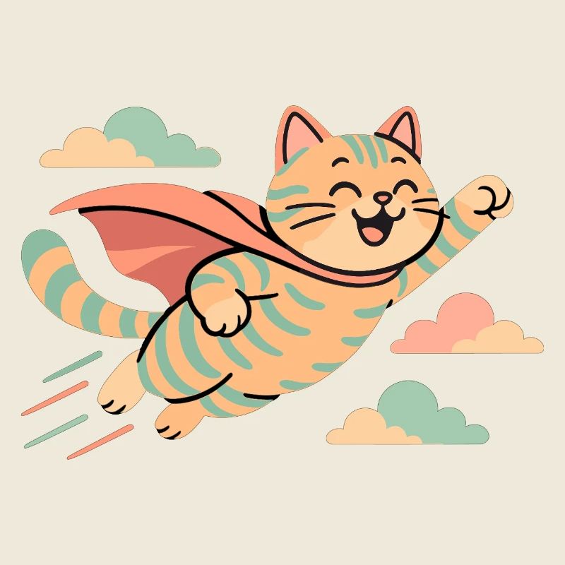 Super Katze Britisch Kurzhaar getigert Geschenk