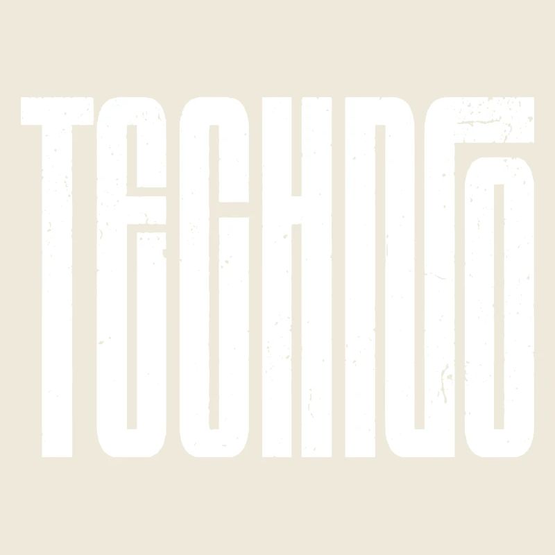 Techno Bold Retro Typography