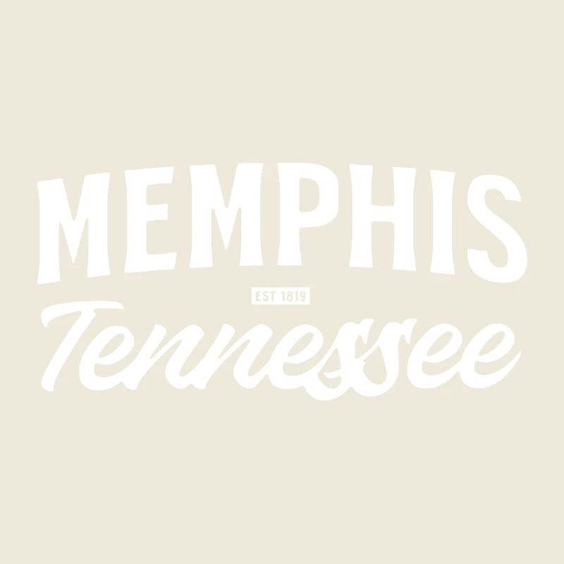 Memphis Tennessee Vintage Script