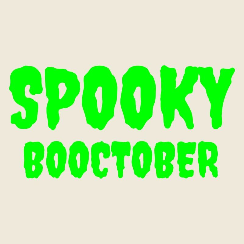 Spooky Booctober Jack-O'-Lantern Design