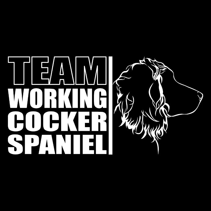 TEAM Working Cocker Spaniel Dogs Dog Wilsigns