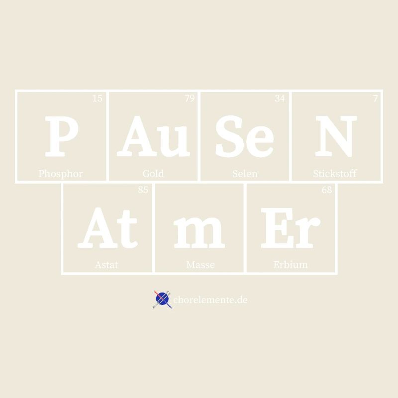 Pausen Atmer (dunkle Stoffe)