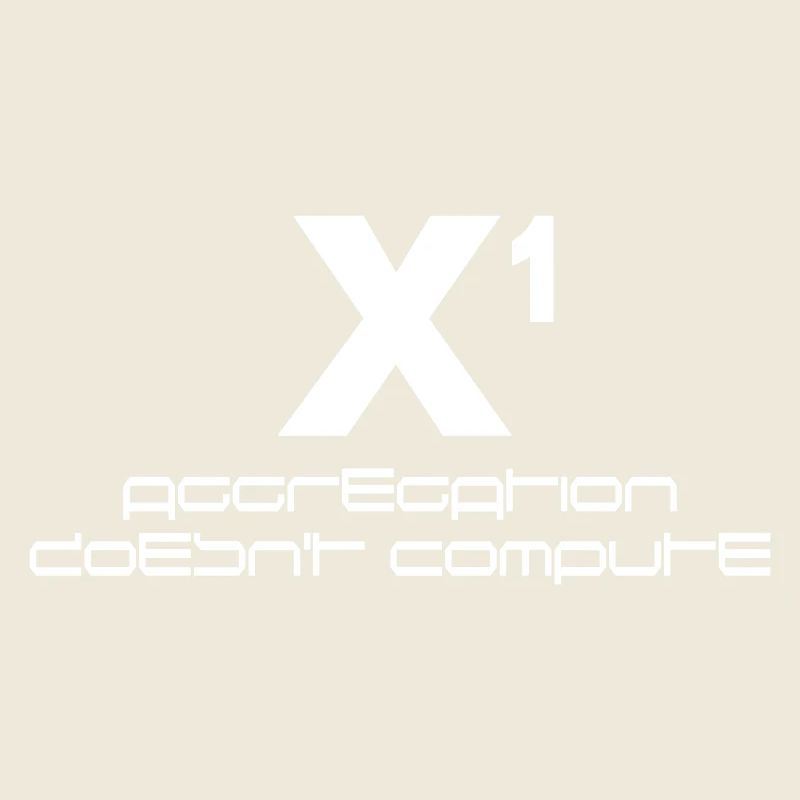 X hoch eins – aggregation doesn't compute
