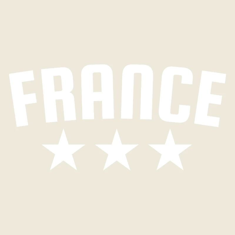 Frankreich 3 Sterne Design Weiss