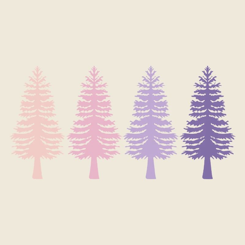 Trees Retro Forest Nature Conservation