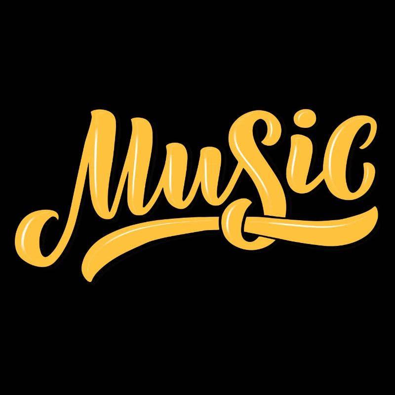 Conception musicale illustrative avec des tons chauds