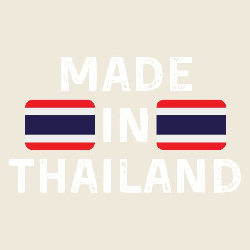 Fabriqué en Thaïlande - Drapeau thaïlandais