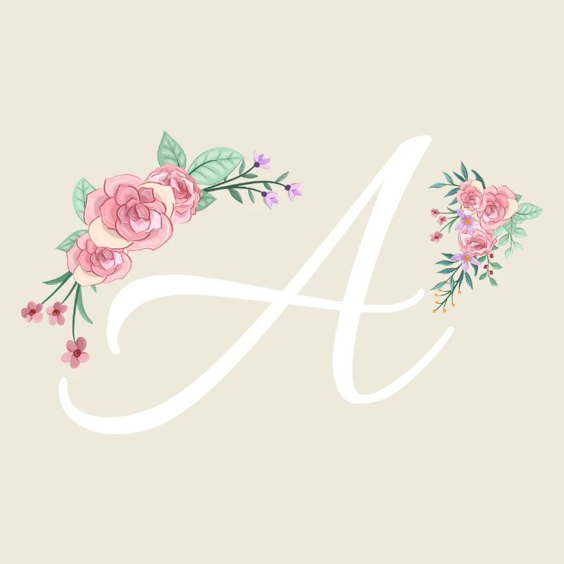 Lettre a fleurs