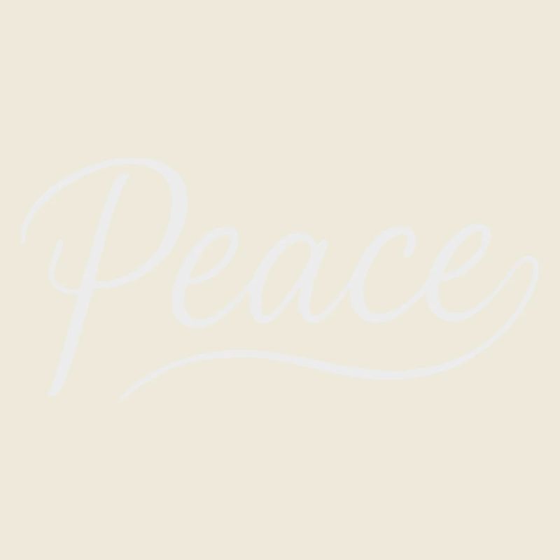 Police cursive Peace Lettering