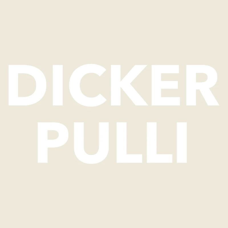 Dicker Pulli Kontrast Typo