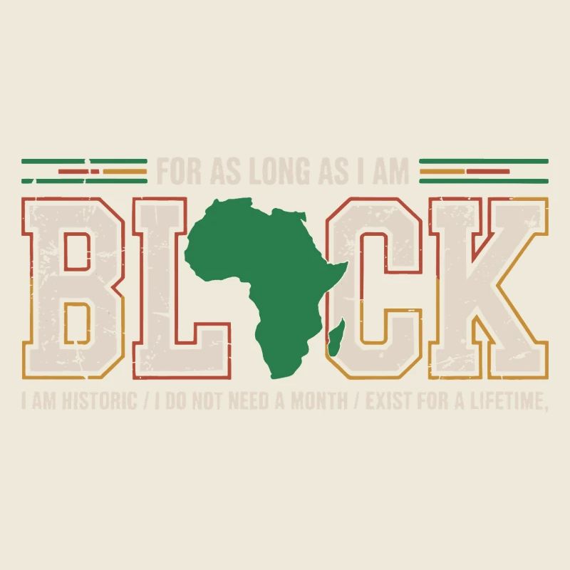 Fierté Afro Black History Month Vintage