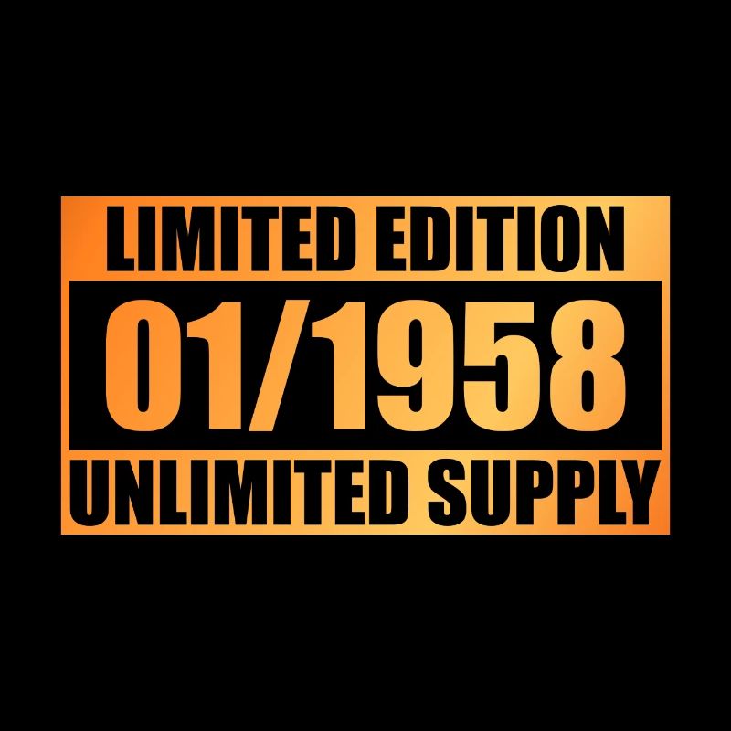 66th Birthday Limited Edition - ꝏ Supply 01/1958