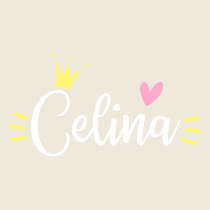 Couronne du nom Celina