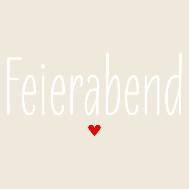 Feierabend, Partnerlook, Gruppenshirt, Party