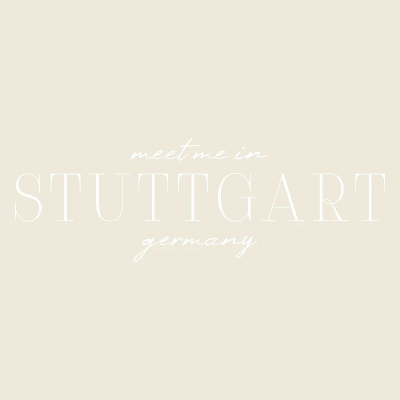 Stuttgart, Germany Elegance Style Design T-Shirt