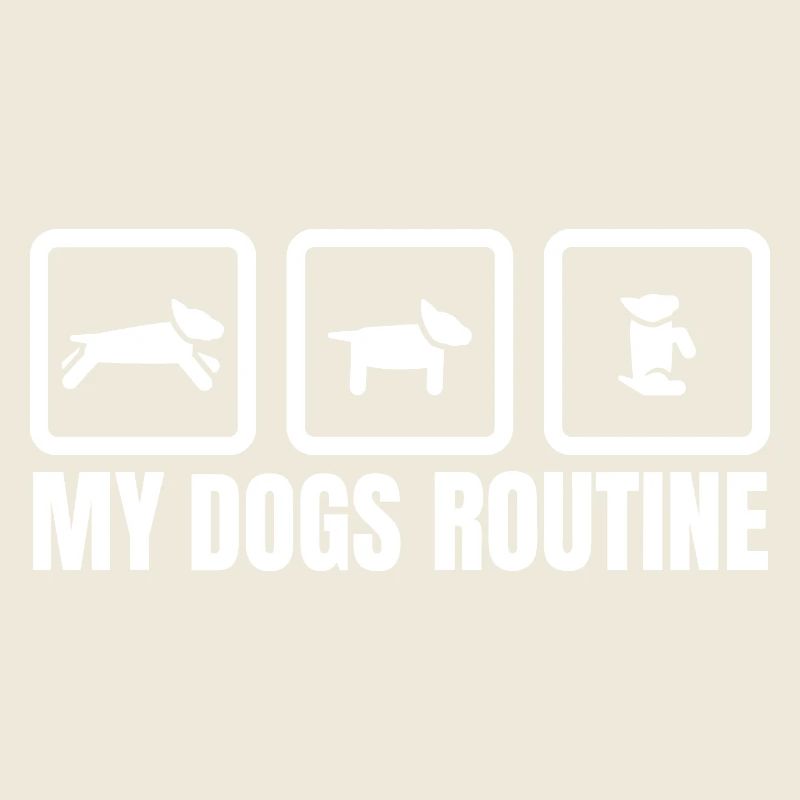 Routine de mes chiens