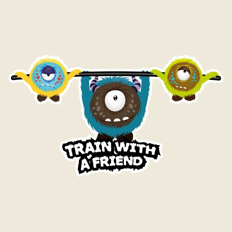 Trainiere mit einem Freund