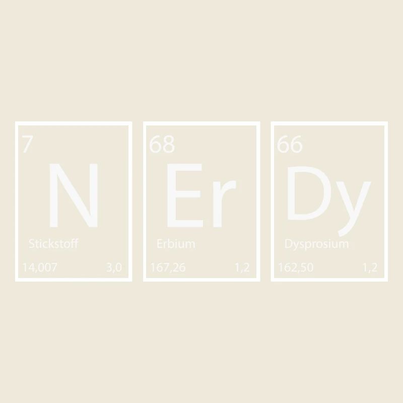 Nerdy Nerd Sayings Elements