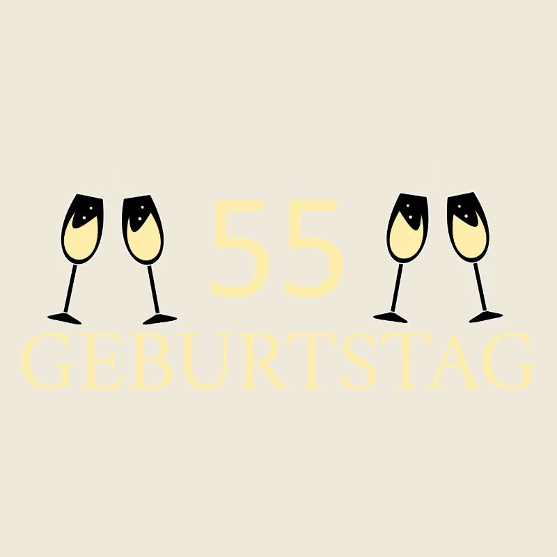 55.Geburtstag 55 Jahre