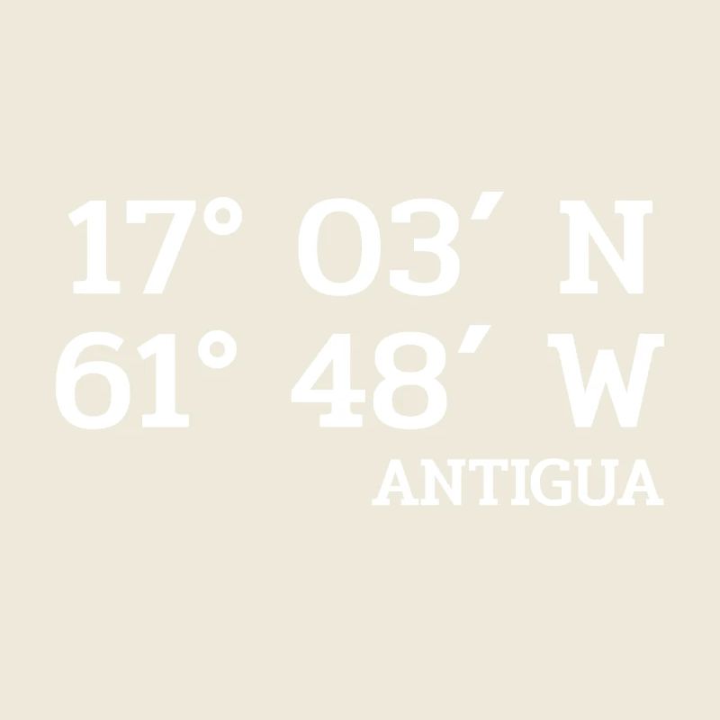 Antigua Coordinates - Coordinates - Caribbean