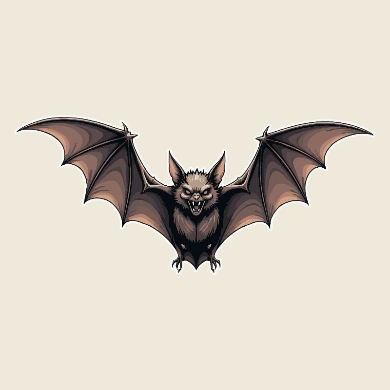 Bat Night Flight Emblem