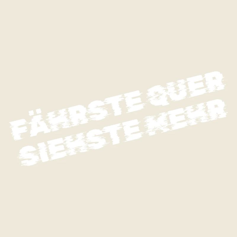 Fährste quer, siehste mehr – Drift & Tuning Spruch