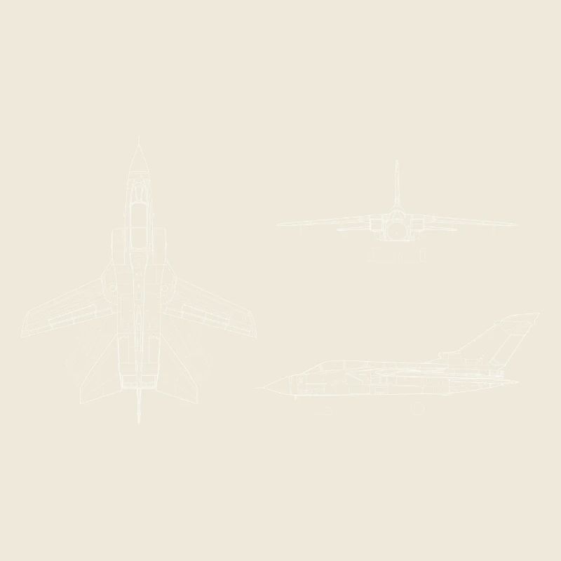 tornado jet fighter white