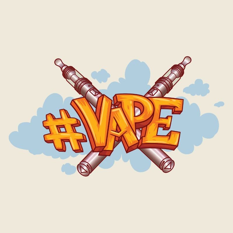Vaper avec de la fumée