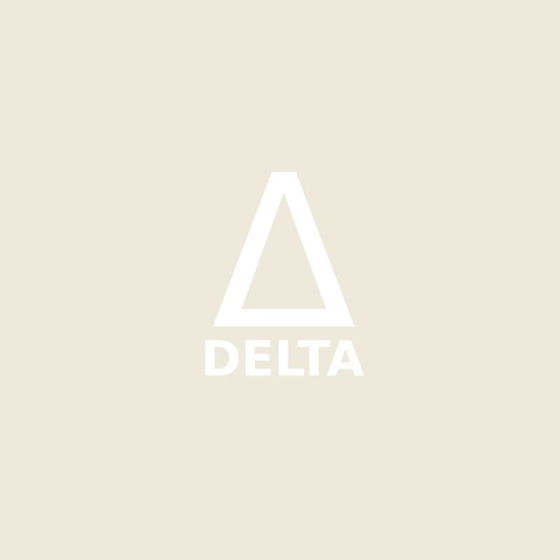 Griechischer Buschstabe Delta