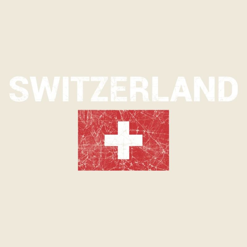 Badge de la Suisse avec emblème du drapeau