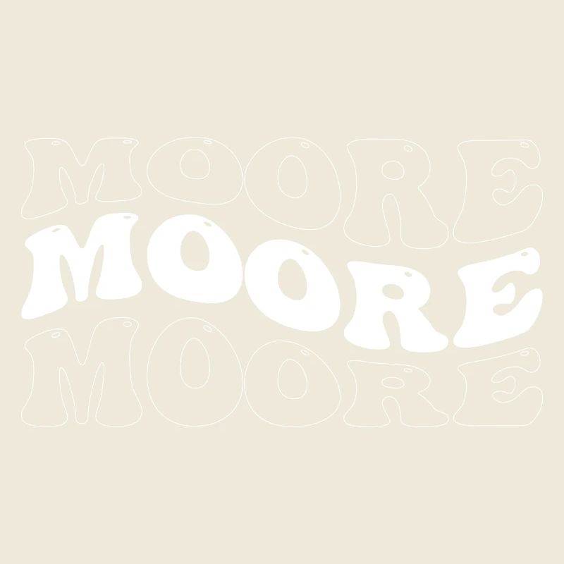 Funny Moore Groovy 4 Männer Frauen Cool Moore Batikfarbe
